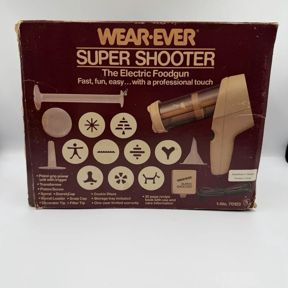 Vintage Wear-Ever Super Shooter‎ 70123 Electric Food Gun Cookie Press
